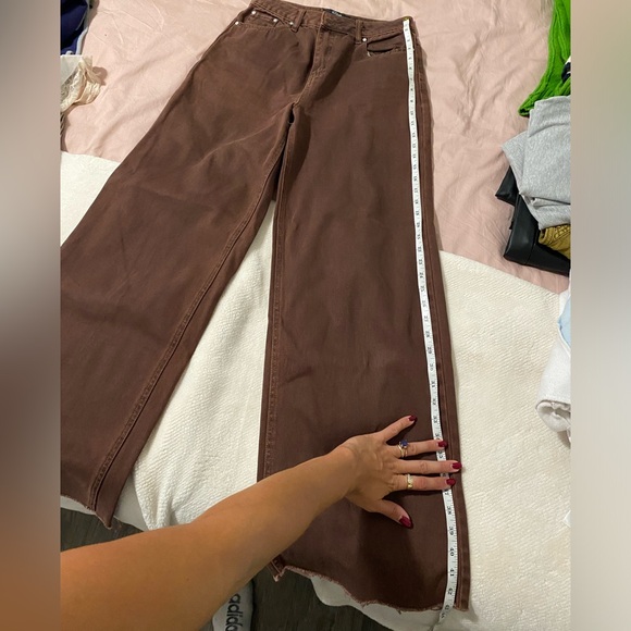 Simon’s Icone Brown Flare High Waisted Jeans - Picture 4 of 6